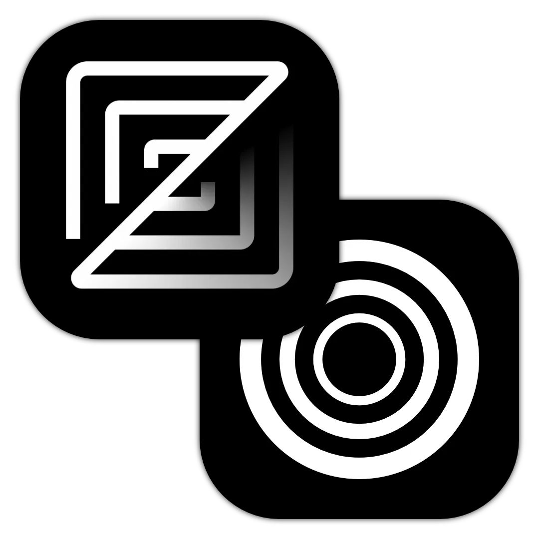 Zed icon and Zen icon together